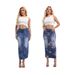 Hip-wrapped Denim Skirt, European And American All-match Slim-fit Sleeve, Back Slit Bottom, Ladies' Blue Long Skirt_ecoleips.com