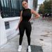 Women's Clothing Autumn Street Style Women's Polyester Jumpsuit Thick Casual Pants For Formal & Casual For Women_ecoleips.com