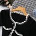 Women's Clothing Ruffle Short Sleeved Knitted Dress For Women Summer New Fashion Button Pocket Slim Fit Skirt_ecoleips.com