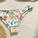 Women's Clothing Floral Lace Up Sexy Beach Bikini Swimsuit High End Fashion Hot Spring Swimsuit_ecoleips.com