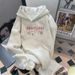 New 2025 Women's Simple Comfortable Hooded Sweatshirt Men's Loose Fit Fleece Lined Thick Sports Top for Autumn Winter_ecoleips.com