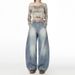 New American-style Washed Wide-leg Casual Banana Pants, Extra-long Loose Curved-cut Jeans For Women_ecoleips.com