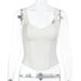 WQ25061 Women's Lace Patchwork Camisole With Waist Tie 2025 European And American Style Summer New Fashion Versatile Top_ecoleips.com