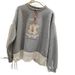 Elegant And Unique Lace Trim Sweatshirt For Women, Autumn/Winter, Fleece Lined, Plus Size, Two-Piece Jacket_ecoleips.com