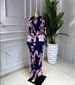Women's Long Sleeved Collared Print Dress Slimming Waist Cinching Single Breasted European American Style 2026 New Arrival_ecoleips.com