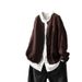 Vintage-Inspired Cotton Cardigan For Women – Relaxed Fit Long Sleeve Knit Sweater With Wave Collar, Spring & Autumn Layering Essential_ecoleips.com