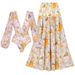 Women's Shell-Print One-Piece Swimsuit With Underwire & Matching Cover-Up – High Waist, Adjustable Straps, UPF 50+_ecoleips.com
