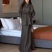 Women's Clothing Spring And Summer New Fashion Lapel Loose Long Sleeved Shirt High Waist Skirt Suit_ecoleips.com