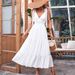 AD343 Fashionable 2025 Summer Vacation Style Private Wear For Ladies, Strapless V-Neck Princess Dress_ecoleips.com