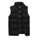 Women's Clothing Winter Vest Sleeveless Jacket - Fleece Lined Stand Collar Slim Fit Waistcoat For Casual Outwear (Black, Gray, Navy, Red, Burgundy)_ecoleips.com