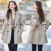 Women's Clothing New Style Temperament Versatile Mid Length Windbreaker New Style Casual Slimming Fashionable Jacket Women's Windbreaker_ecoleips.com