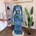 Sheer Mesh Ruffle Sleeve Midi Dress With Flare Hem For Women - Elegant Bohemian Style Party Wear_ecoleips.com