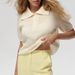 Women's Clothing Polo Hollow Knitted Short Sleeved Sweater Spring And Summer New Bubble Sleeve T Shirt Simple Knitted Sweater For Women_ecoleips.com