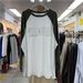 Women's Clothing Mm 300 Pounds Plus Size Contrast Color Raglan Sleeve T Shirt Mid Length Casual Bottoming Shirt Top Female_ecoleips.com
