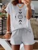 Women’s 2 Piece Outfit Set – Oversized Graphic T-Shirt And Biker Shorts Matching Set, Casual Summer Lounge Tracksuit For Daily Wear-338_ecoleips.com