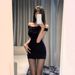 Women's Sexy Off-Shoulder Bodycon Skirt Slim Waist Short Nightclub Style Hot Girl Summer Fashion_ecoleips.com