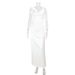 Elegant Solid Color Halter Neck Satin Evening Gown for Women Fashionable High-End Light Luxury Dress European American Style_ecoleips.com