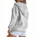 Men's & Women's Oversized Hooded Zip-Up Sweatshirt - Fleece-Lined Pullover With Trendy Print (White/Black/Grey/Red/Pink)_ecoleips.com