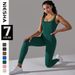 Women's Clothing Internet Celebrity Seamless Threaded One Piece Yoga Suit Dance Belly Slimming Sports Elastic Tights_ecoleips.com
