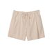 Suitable For All Seasons 2025 Summer New Women's Linen Blend Drawstring Slim Fit Fashion Casual Shorts_ecoleips.com