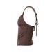 AD978 Summer New Slim-Fit Pleated Knit Camisole Short Solid Color Sleeveless Top For Layering Or Outerwear_ecoleips.com