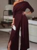 K New One Shoulder Formal Elegant Party Jumpsuit_ecoleips.com