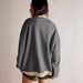 Source Manufacturer Street Style Color-Block Ribbed Long Sleeve Top Loose Trendy Brand Drop Shoulder Round Neck_ecoleips.com