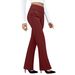 Women's Clothing Women's High-Waisted Straight Leg Casual Pants Loose Fitting Pocketed Commuter Style Versatile Long Pants_ecoleips.com
