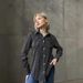 Women's Clothing New Loose Large Size Striped Women's Shirt Work Shirt Casual Long Sleeved Shirt_ecoleips.com