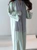 Verve 2025 New Embroidered Muslim Clothing Fashion Elegant Cardigan Rayon Dress Robe_ecoleips.com
