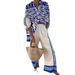 European And American New Style Creative Fish Pattern Loose Sports Wide-Leg Pants Ocean Element Casual Set POD_ecoleips.com