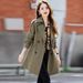 2024 Autumn Winter New Casual Slimming Stylish Women's Trench Coat Jacket For Petite Women With High-end Feel_ecoleips.com