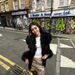 Women's Slim Fit Patchwork Fur Collar Coat Large Lapel Niche Design High End Fashion Short Autumn Winter Outerwear_ecoleips.com