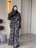 Women's High-End Autumn Fashion Trade Suit Watermark Print Irregular Long Sleeved Top And Long Skirt Set_ecoleips.com