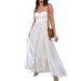 2026 New Spring Women's Clothing, Cross-Border European American Dresses, Fashionable And Elegant Solid Color_ecoleips.com