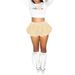Women's Fashion Casual Mini Plaid Puff Skirt Two-Piece Set_ecoleips.com