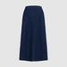 Aria Basics Aria Basics Cross-Border European And American Dark Blue Mid-Length Denim A-Line_ecoleips.com