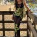 Women's Clothing Style Three Piece Swimsuit Printed Long Dress Swimwear For Beach Vacation Women's Bikini Quick-Dry Polyester, Modest Coverage_ecoleips.com