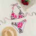 Women's Clothing Lace Up Leopard Print Sexy Bikini Split Swimsuit_ecoleips.com