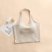Women's Halter Neck Tank Top Padded Chest off Shoulder Summer Outer Wear Inner Layer Bra New Style_ecoleips.com