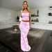 Voya Women's Pure Desire Style Tie Dye Fashion Set Summer Vest Long Skirt Two-piece Set_ecoleips.com