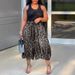 European And American Women's Fashion Casual Camouflage Print Capri Pants Elastic Waist Lantern Style MFS2017_ecoleips.com