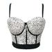 Women's Clothing Gold And Silver Starry Beaded Bra Stage Performance Clothes Sexy Tube Top Fishbone Suspenders Female_ecoleips.com