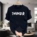 New Cotton Fashion Sense Printing Short-sleeved T-shirt Unisex Men Summer Tide Loose Hundred Tops_ecoleips.com