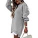 Women's Fashion Zip-Up Hoodie With Contrast Side Panels - Fall Winter Casual Pullover Sweatshirt For Everyday Wear_ecoleips.com
