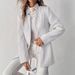 Women's Autumn/Winter Solid Color Casual Long Sleeved Coat Unbuttoned Lightweight Outerwear For Spring Fashion England Style_ecoleips.com
