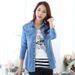 2026 New Pure Cotton Thin Denim Shirt For Women, Spring And Autumn Long Sleeve Slim Fit Shirt, Summer Sun Protection_ecoleips.com