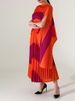 Women's Suit New Style All Match Irregular Color Matching Pleats Plus Fat Leisure Loose Two Piece Set_ecoleips.com