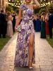 Sexy Slant Collar Hollow Pleated Beach Dress Irregular High Waist Elegant Dresses New Spring Summer Vacation Women's Long Dress_ecoleips.com