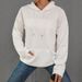 Women's Clothing Autumn And Winter New Fashion Casual Jacquard Hooded Long Sleeved Sweater Women_ecoleips.com